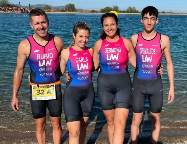 A7 Triatló LAW continua líder després del Triatló Relleu Mixte de Bétera